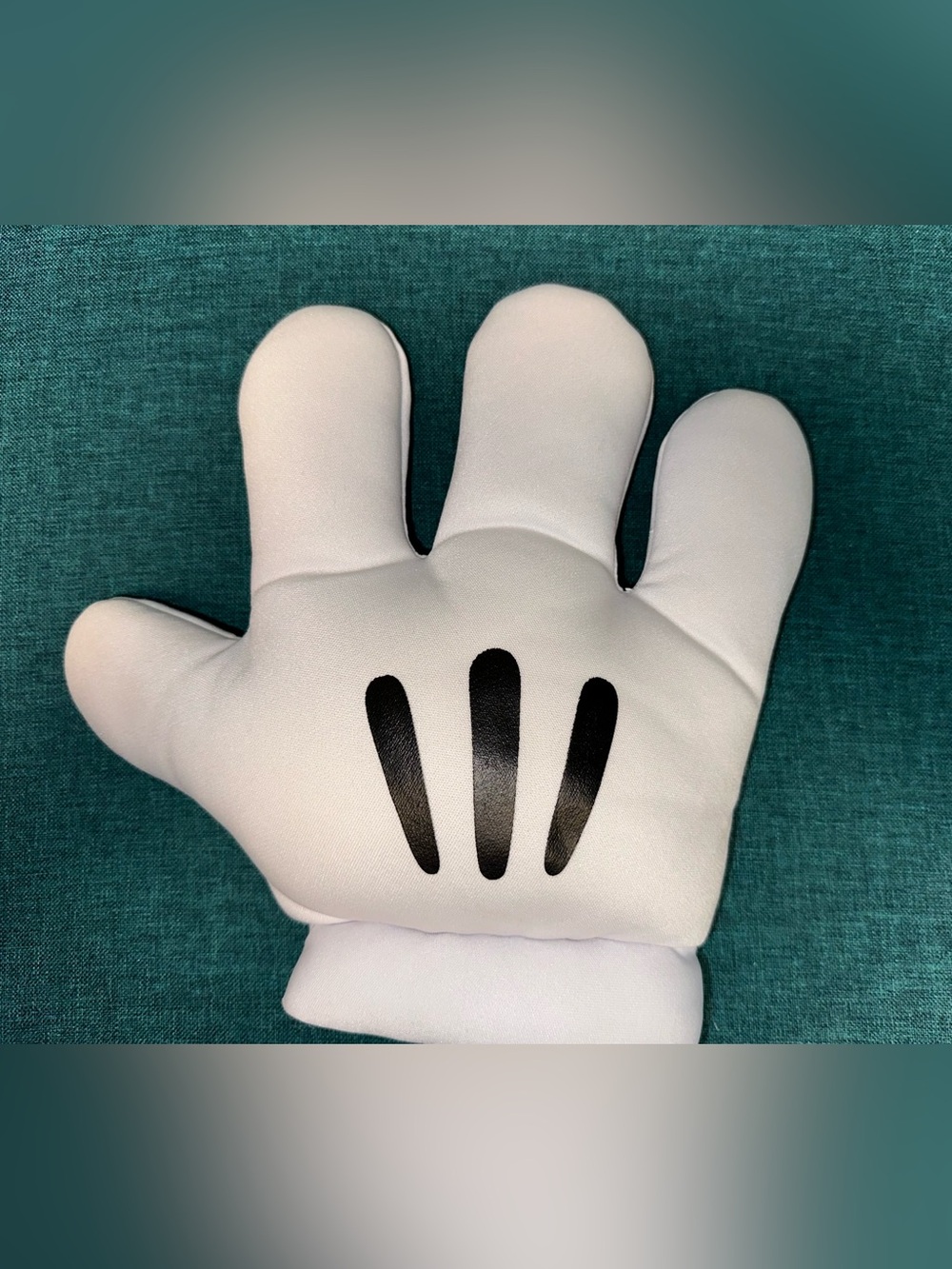 NEW Disney Parks Mickey Mouse PLUSH White Glove Right Hand Soft OS Puffy NWOT